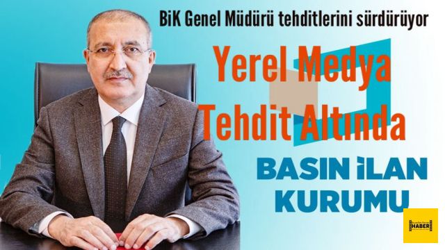 TGF “BİK GENEL MÜDÜRÜ TEHDİTLERİNİ SÜRDÜRÜYOR”