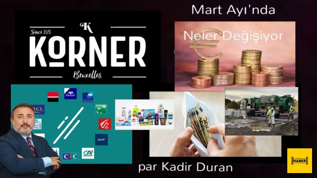 BELÇİKA’DA MART AYINDA NELER DEĞİŞECEK?