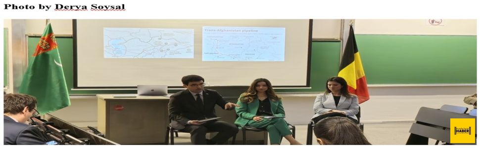 The Ambassador of Turkmenistan, Sapar Palvanov, gave a lecture at the Université libre de Bruxelles (ULB) on the topic of permanent neutrality