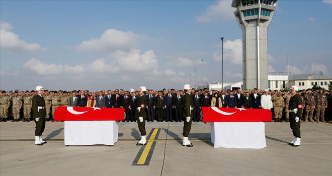 Şehitlerimiz memleketlerine uğurlandı