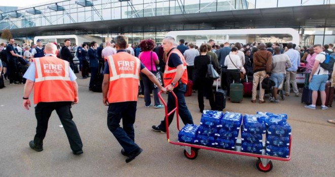 Zaventem havaalanında elektrik kesintisi giderildi ama hala bazı sıkıntılar var