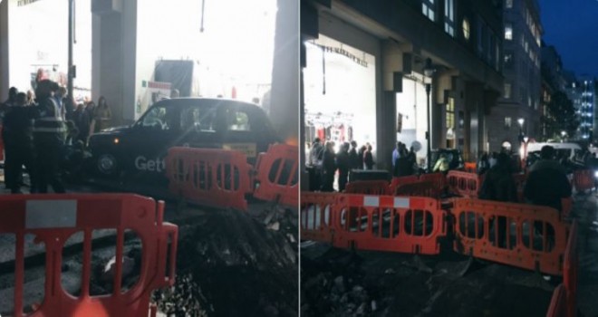 Londra'da bir taksi şoförü aracını yayaların üzerine sürdü: 'Terör olayı olmadığı açıklandı'