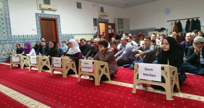 Gent Ledeberg Yavuz Sultan Selim Cami nin öğrencileri Birinci oldu