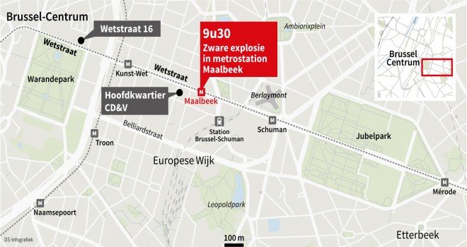 Brüksel'de Avrupa Birliğine yakın Maelbeek metro istasyonu’nda ki ikinci saldırıda, 15 ölü ve 55 yaralı!!