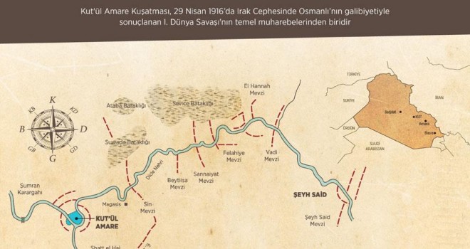 Kut'ül Amare Zaferi'nin 102. yılı