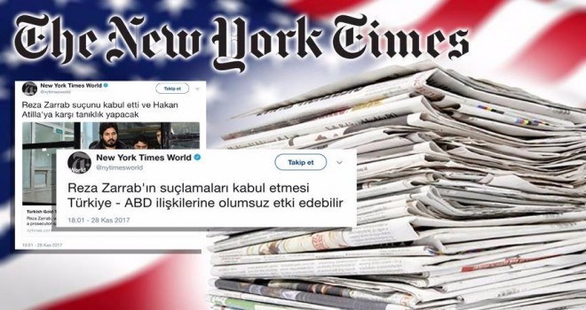 NYT 'Türkçe Twitter paylaşımlarının' gerekçesini açıklayamadı