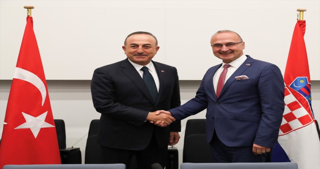 Dışişleri Bakanı Mevlüt Çavuşoğlu, Brüksel'de