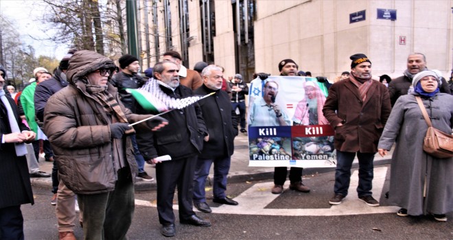 Brüksel'de ABD'nin Kudüs kararı protesto edildi