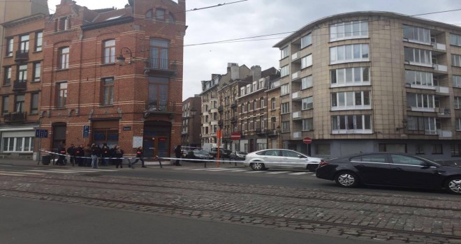 Schaerbeek ( Bruksel ) de Yollar Kapaniyor