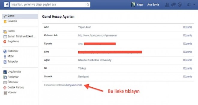 Facebook geçmişinize yönelik kalın bir dosya tutuyor. Onu nasıl inceleyebilirsiniz?